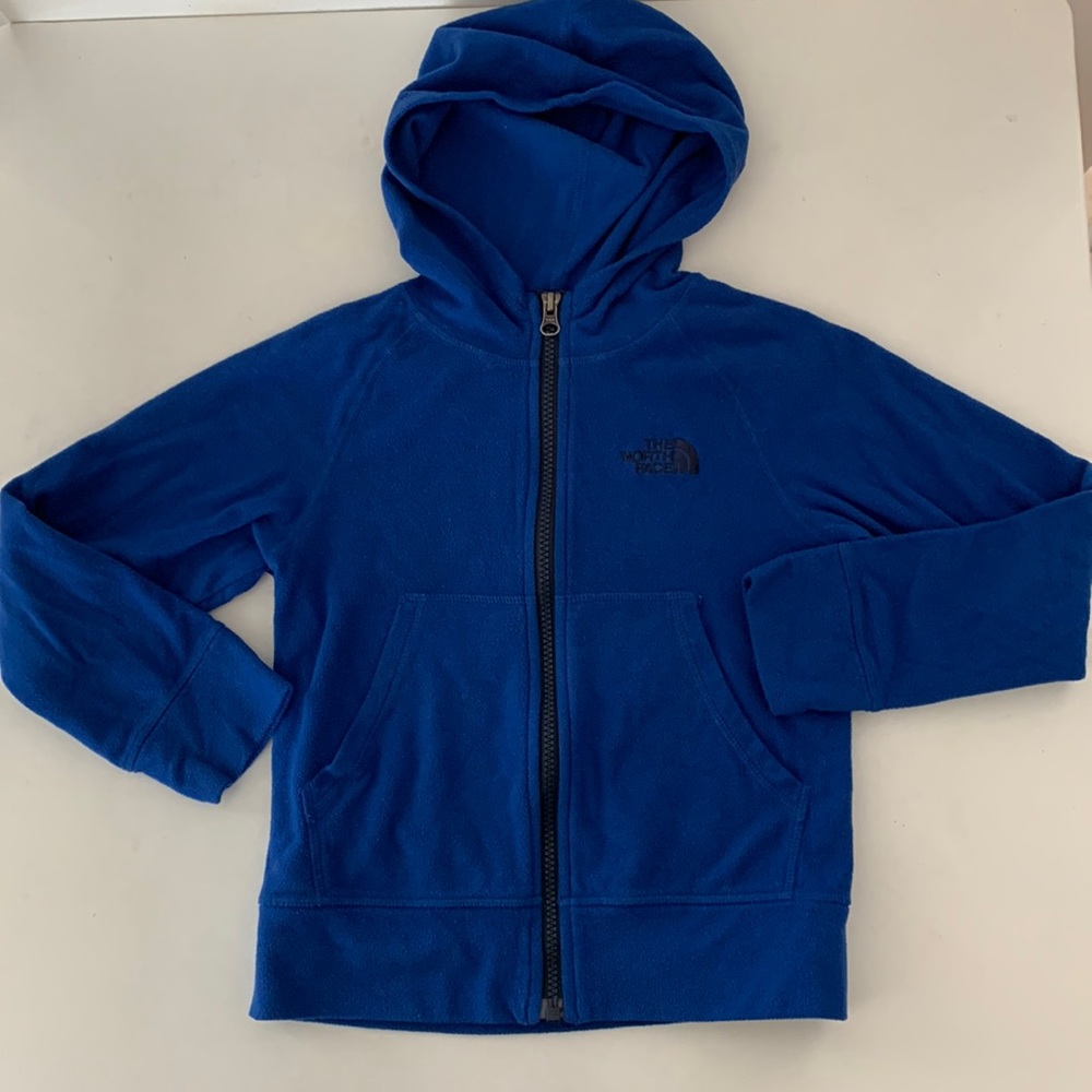 The North Face fleece zip up hoodie. Size XS (6)